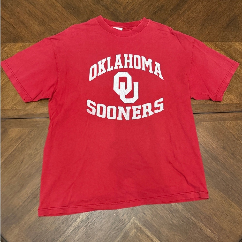 Gameday Authentic Oklahoma Sooners OU T-Shirt Mens XL Short Sleeve Graphic Tee